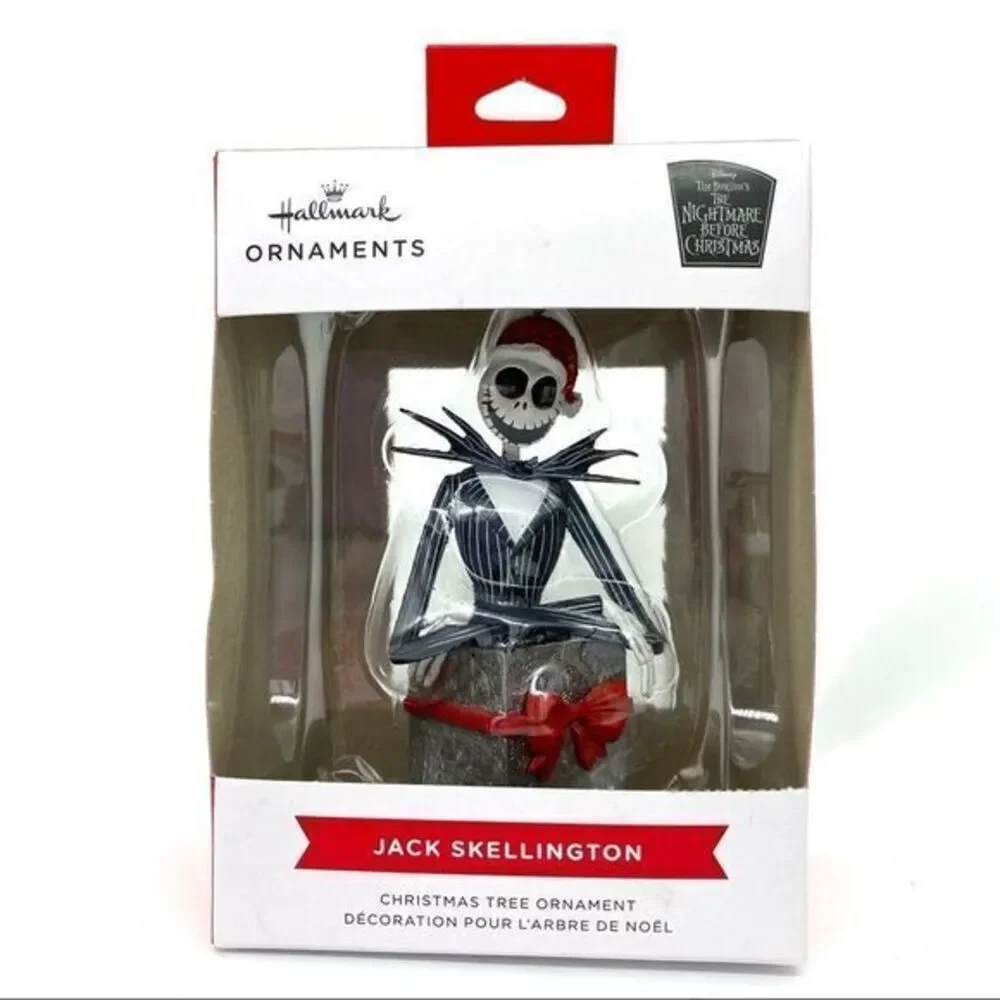 Hallmark Nightmare Before Christmas Jack Skellington Sitting Ornament NEW